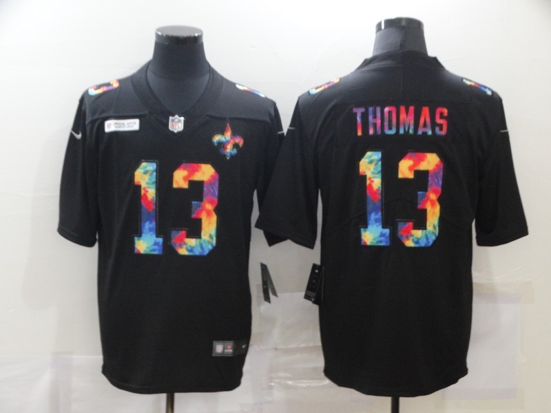 Men's New Orleans Saints Michael Thomas #13 Black Jersey